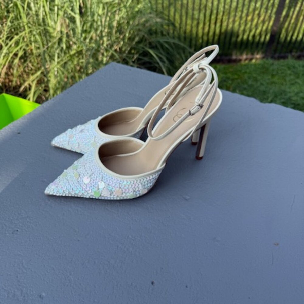 Sam edelman avril heels new no box bridal - Picture 8 of 12
